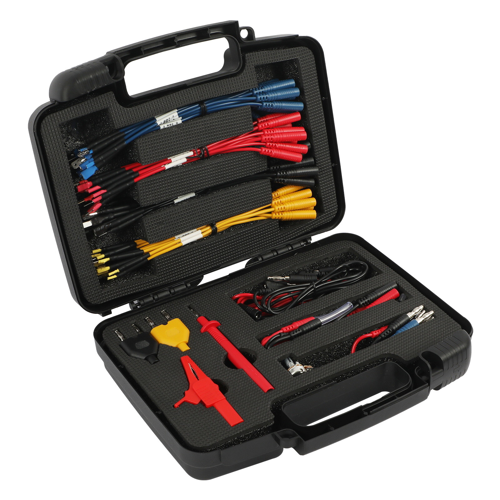 68x Electrical Multimeter Test Leads Probe Cable Oscilloscope Terminal Test Clip