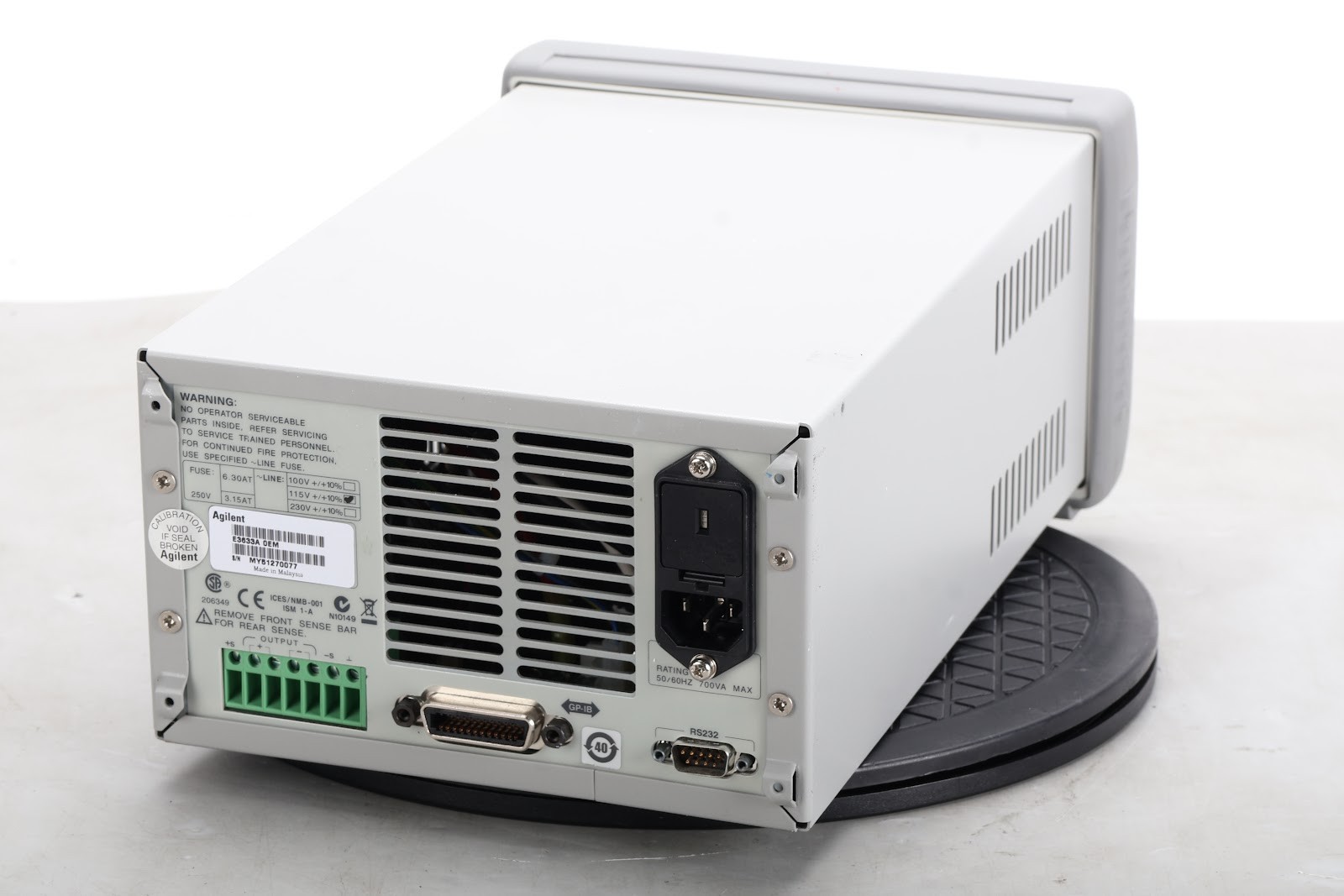 Agilent E3633A 0-8V,20A/0-20V,10A Power Supply – AS IS For Parts