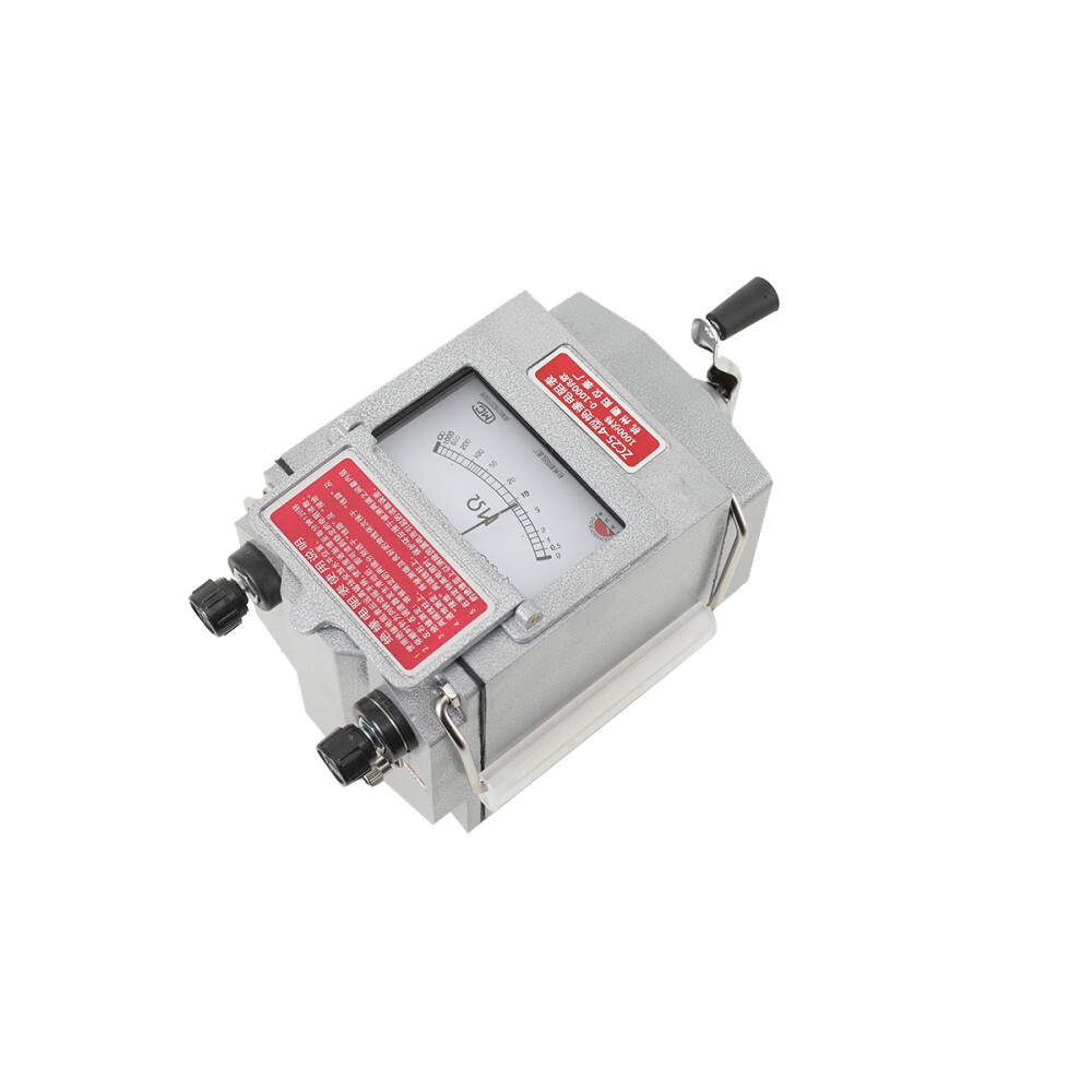 0-1000MΩ Insulation Resistance Tester 1000V Megger Meter Megohmmeter Hand-Crank