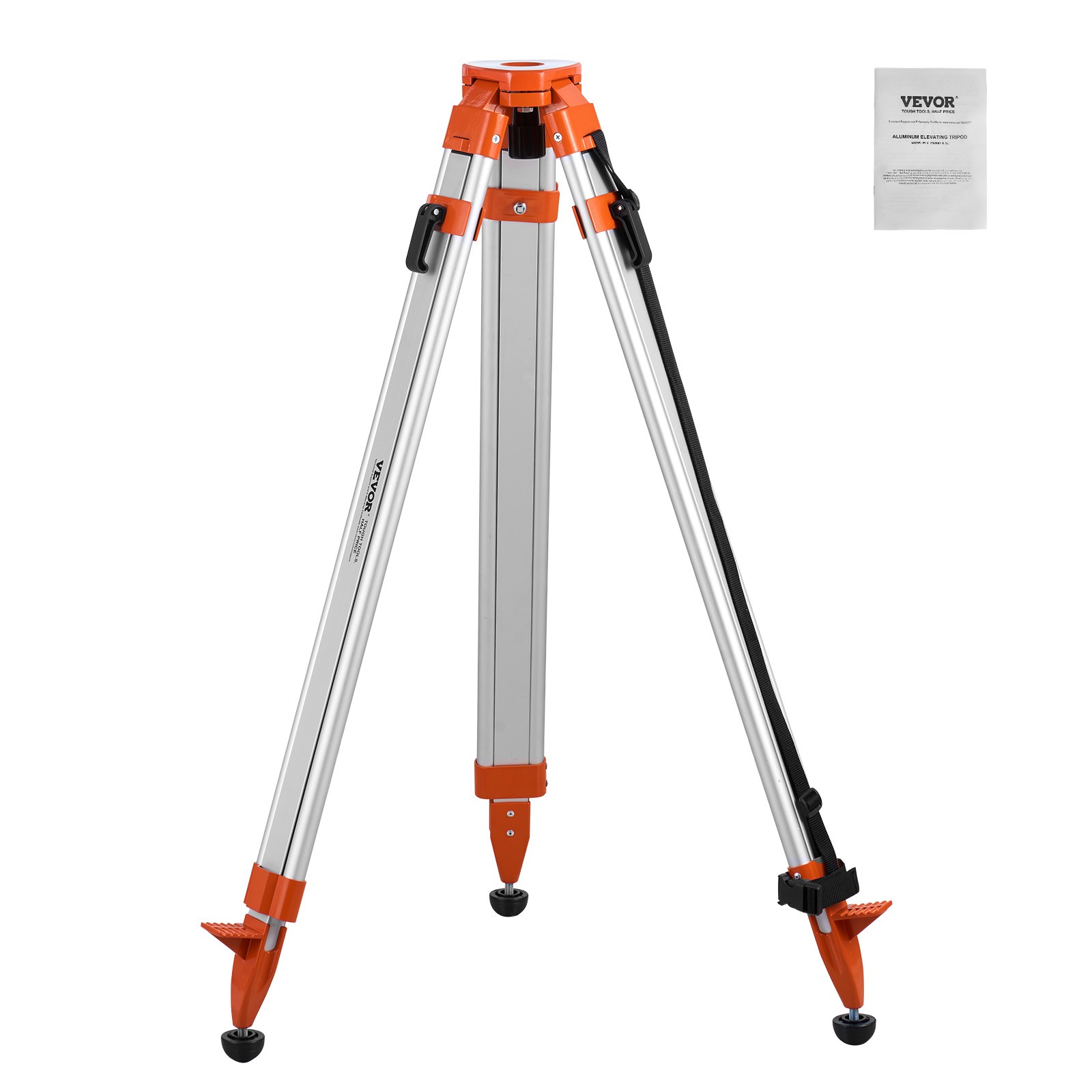 VEVOR Laser Level Tripod Stand 5/8″-11 Thread 16.53-65.55 in Height Adjustment