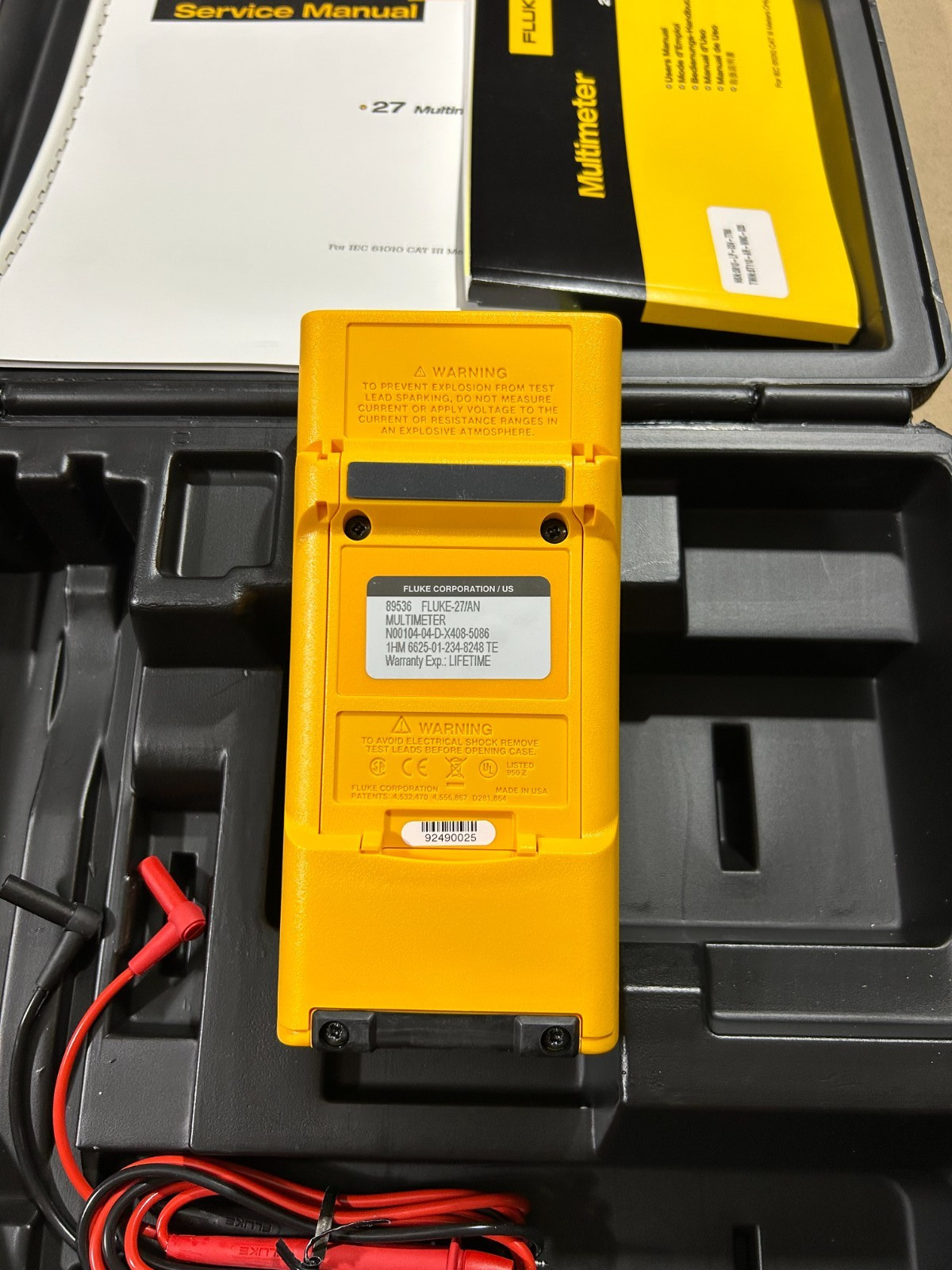BRAND NEW Fluke 27 Rugged Digital Handheld Multimeter 3200-count