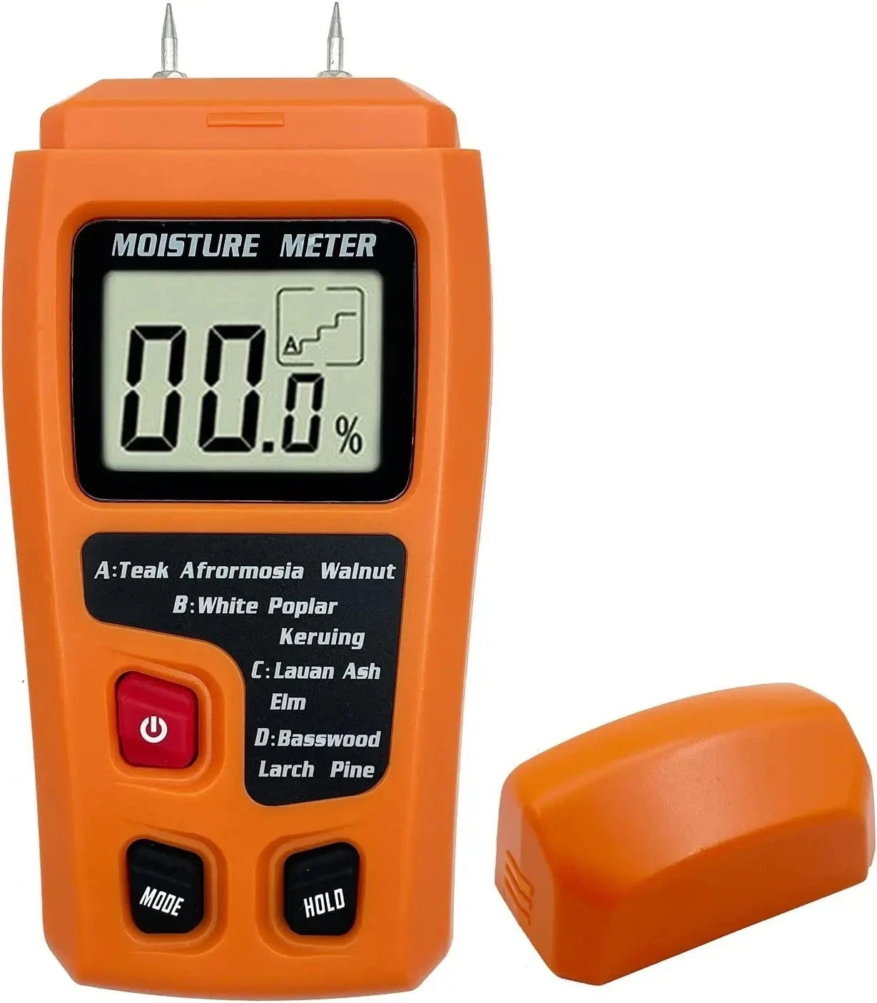 EMT01 two-pin digital wood moisture meter 0~99.9% wood moisture meter LCD displa