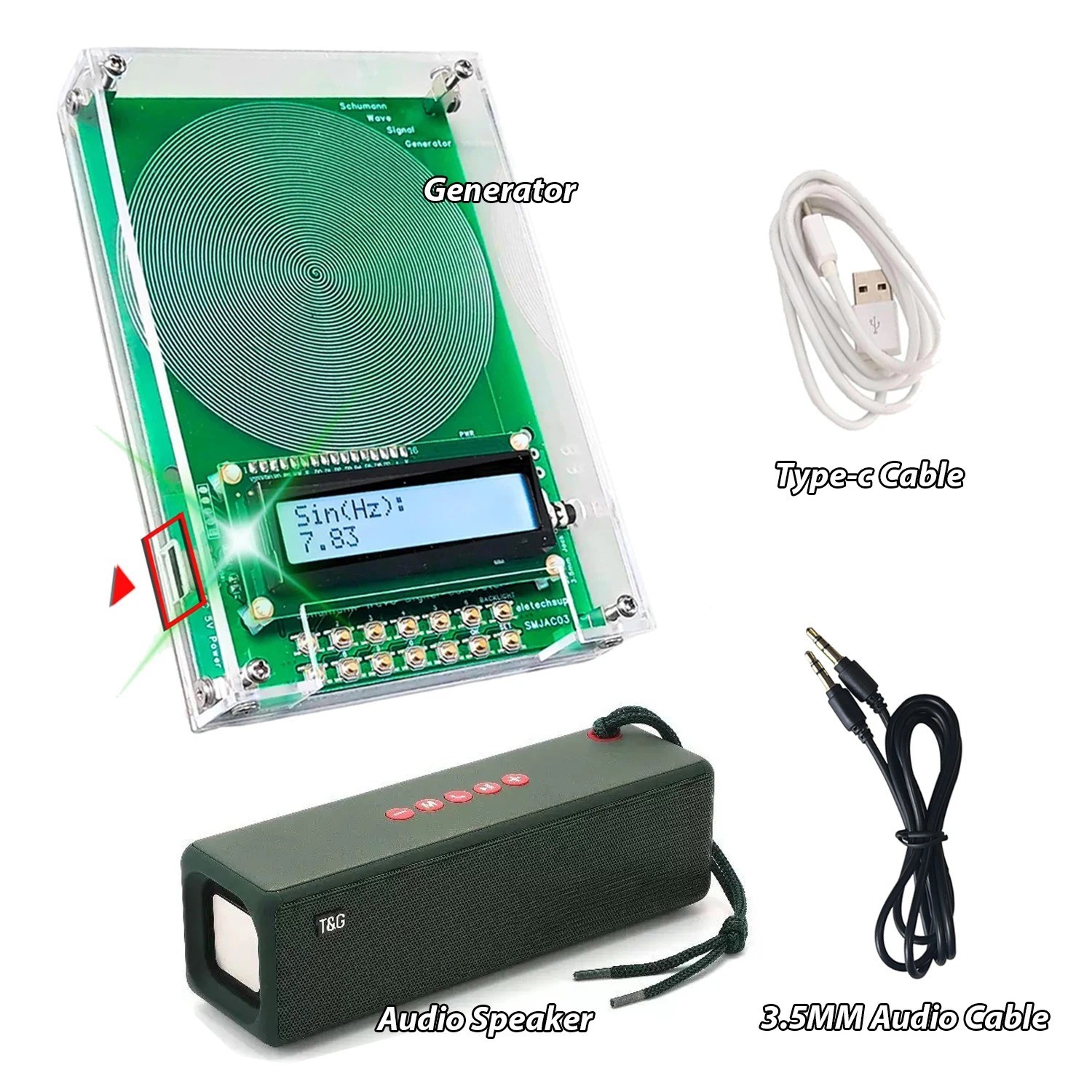 Low Frequency Signal Generator Adjustable Pulse Wave Audio Device