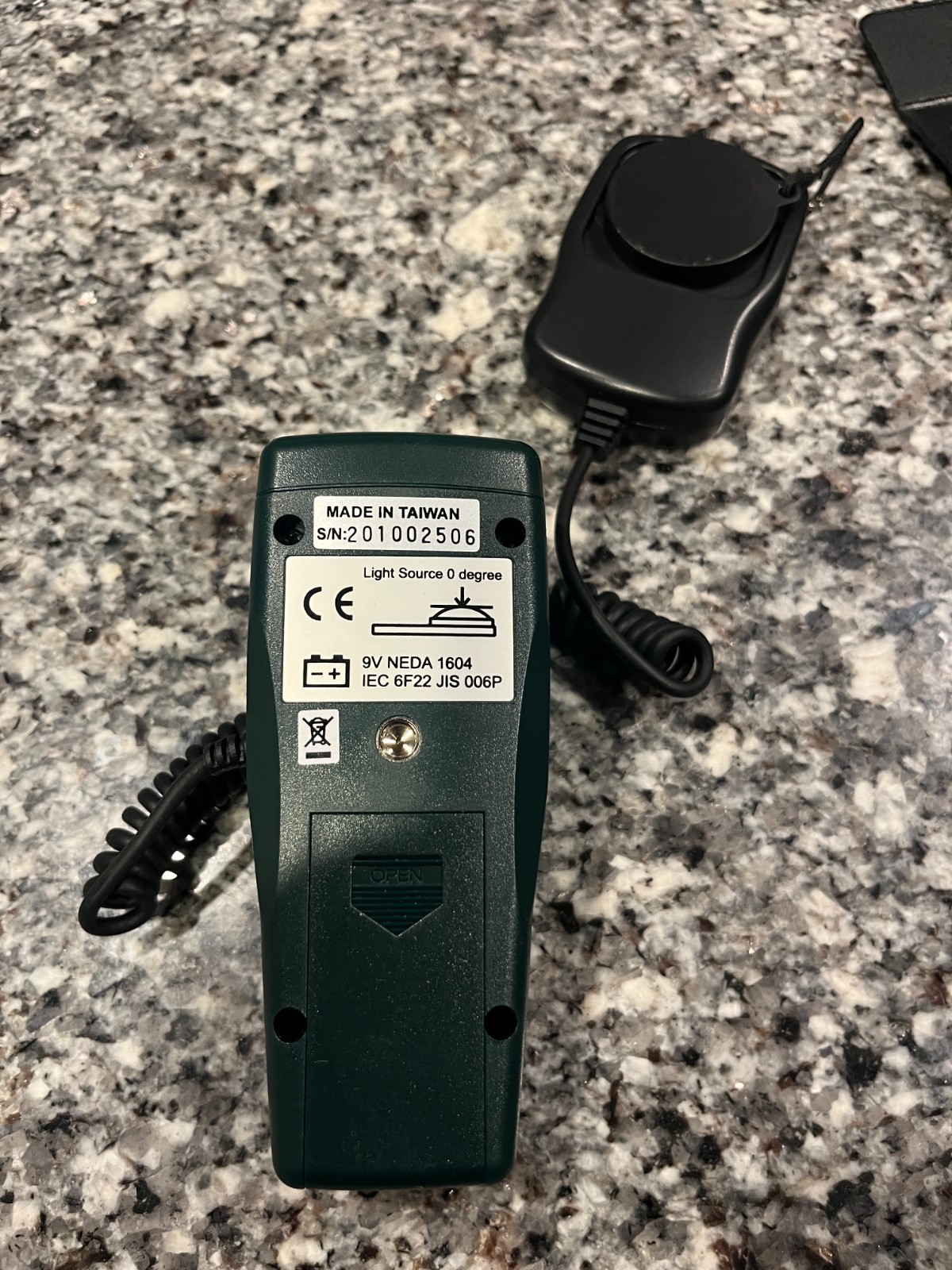 Extech LT45 LED Light Meter Lux Foot-Candle Calibrated with Case and Manual