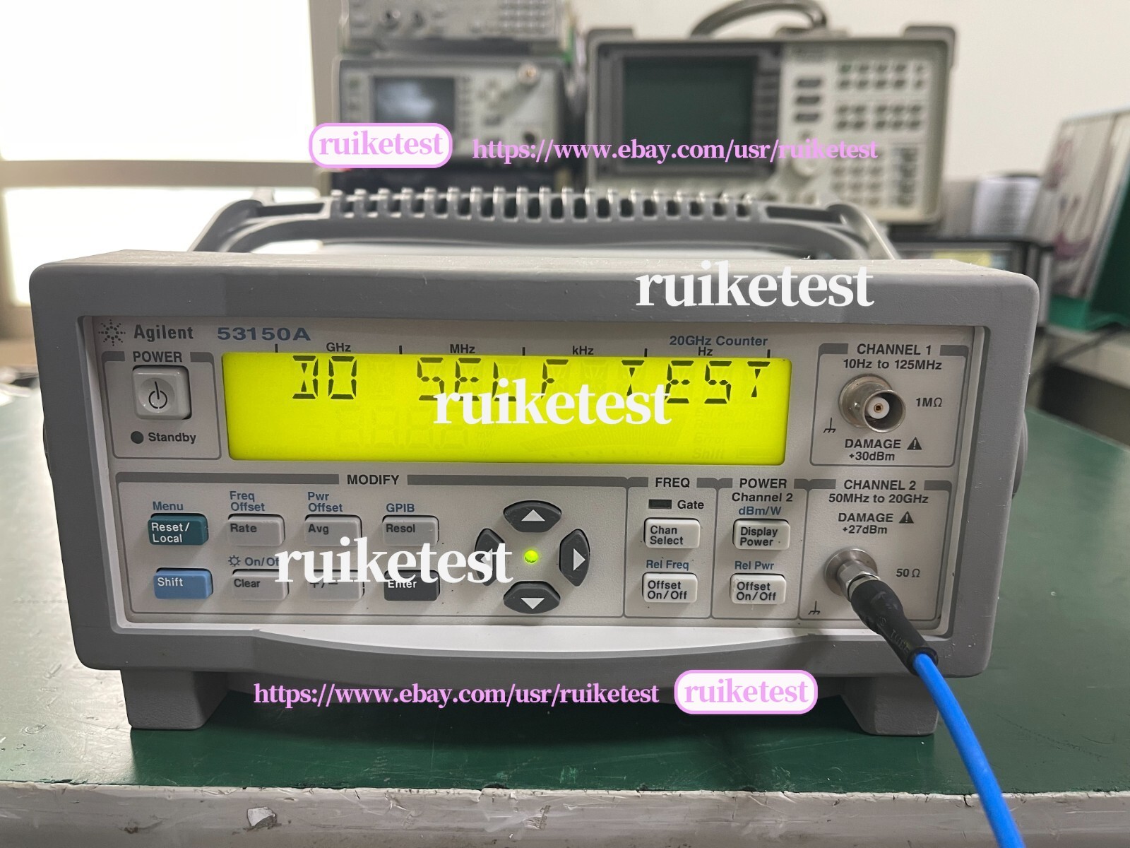 Agilent Keysight 53150A 10Hz-20GHz CW Microwave Frequency Counter _1097