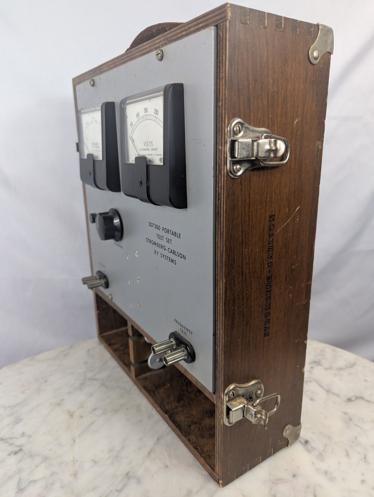 Vintage 1956 Stromberg Carlson Portable Test Set 207300 Frequency Volt Meter