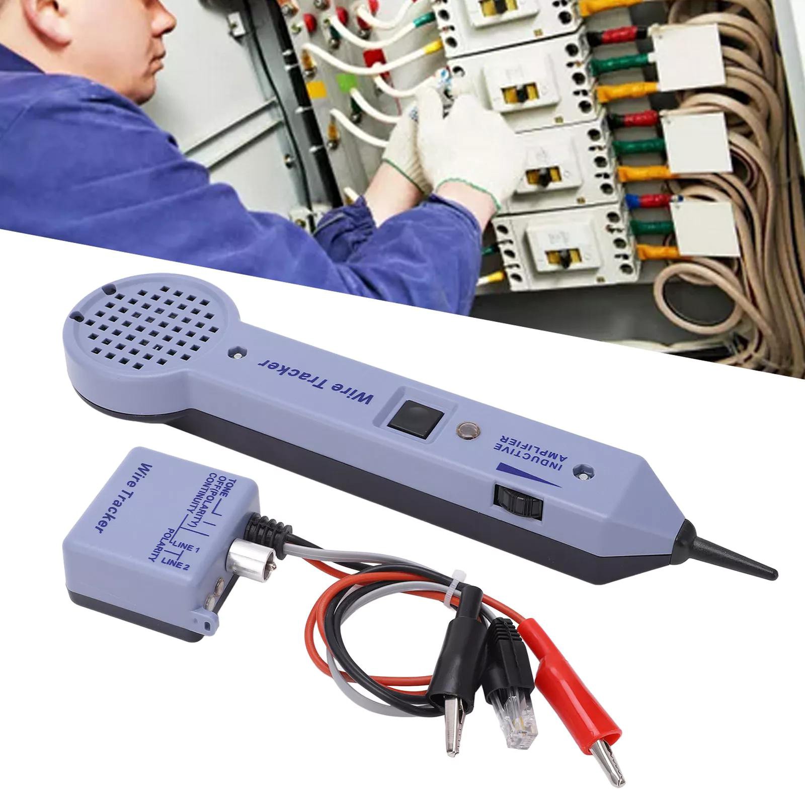 New Tone Generator Set Wire Tracer Kit Features LED Indicator Proximity Lighting
