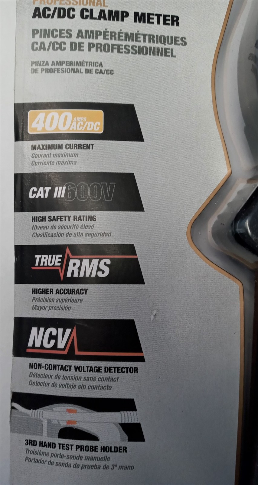 Southwire 21550T Professional Digital 600-Volt Clamp Meter True RMS