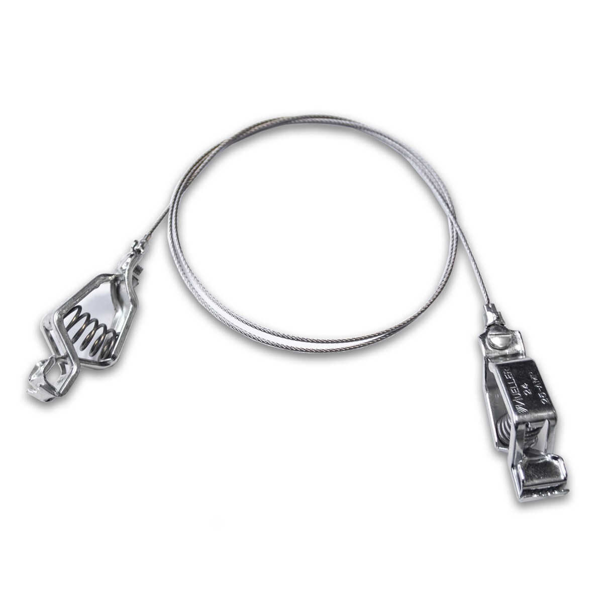 MUELLER 25A Grounding/Painting Cable, Stainless Steel Wire + Clips, 36in (3ft)