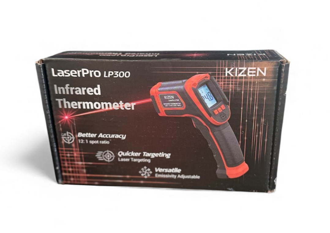 KIZEN Infrared Thermometer LaserPro LP300 Handheld Temperature Gun Orange – NIB