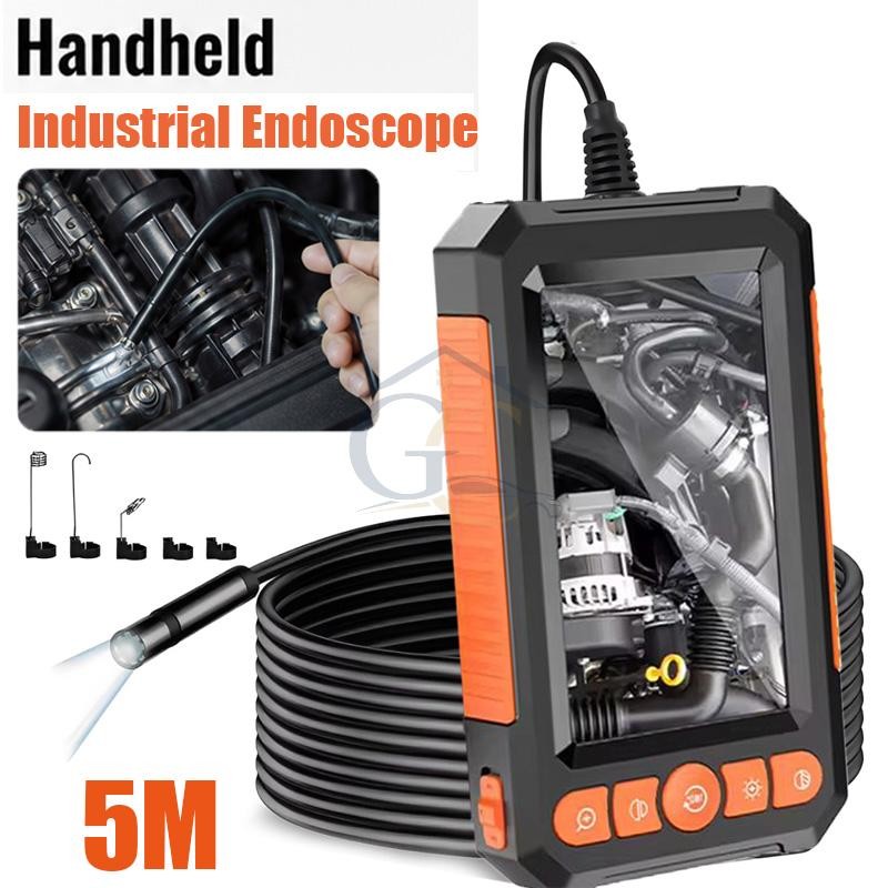 HD 1080P LED Handheld Industrial Endoscope Borescope 8mm Inspection Snake Camera