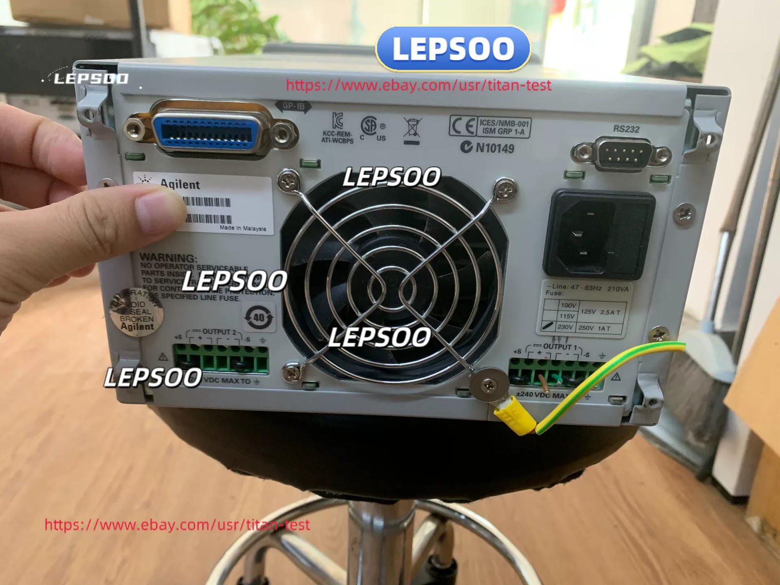 Keysight E3646A: 0-8V, 0-3A/0-20V, 1.5A DC Power Supply good..&
