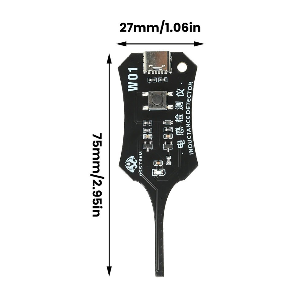 Universal Inductance Tester W01 Inductor Detectors With Compactly Construction