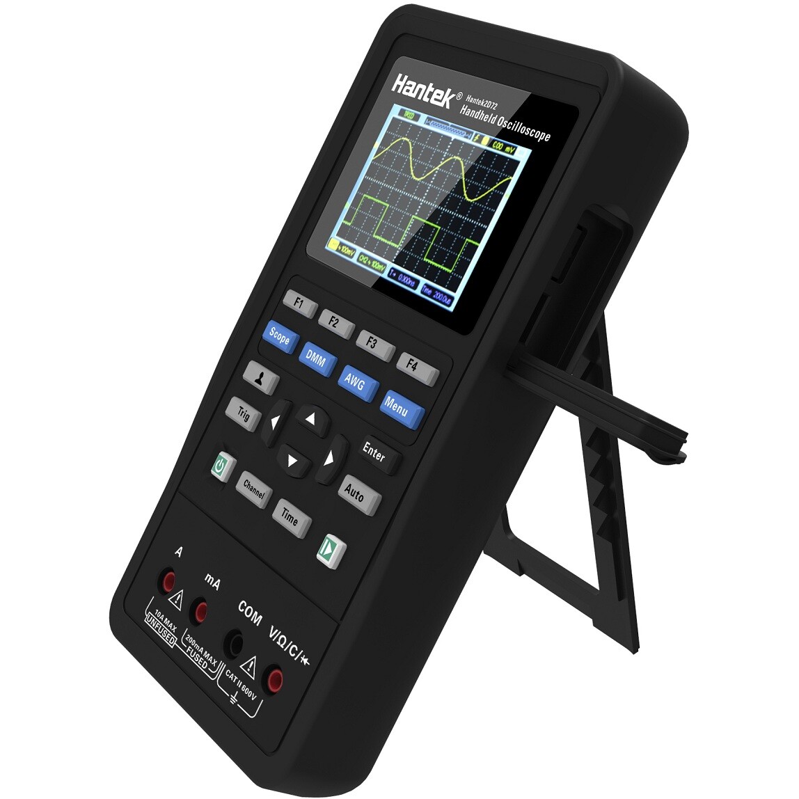 US Seller Hantek 2C72 Digital 2in1 2CH Oscilloscope+Multimeter 70MHz Bandwidth
