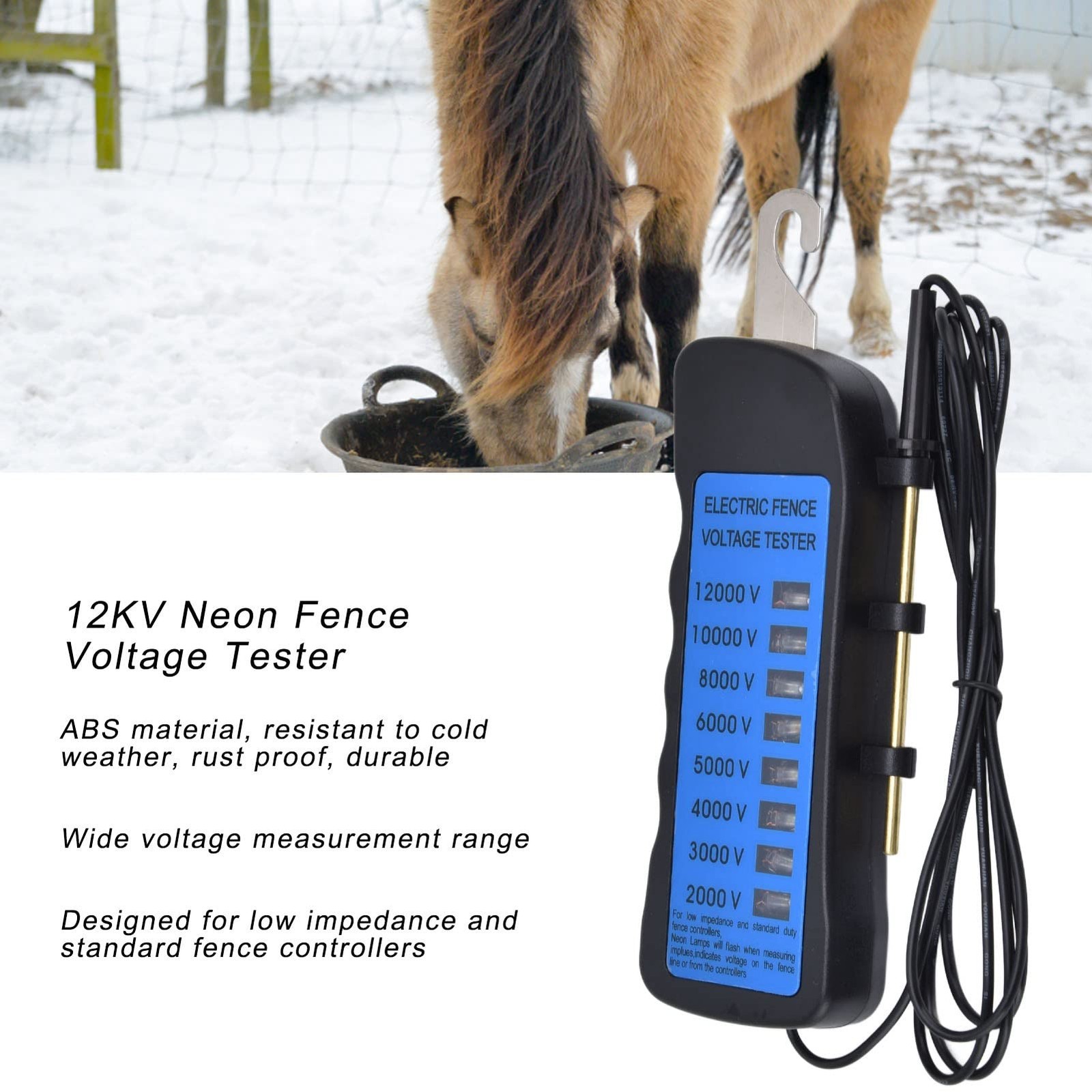 Electric Fence Voltage Tester, Electric Fence Voltage Tester Maximum 12 kV, F…