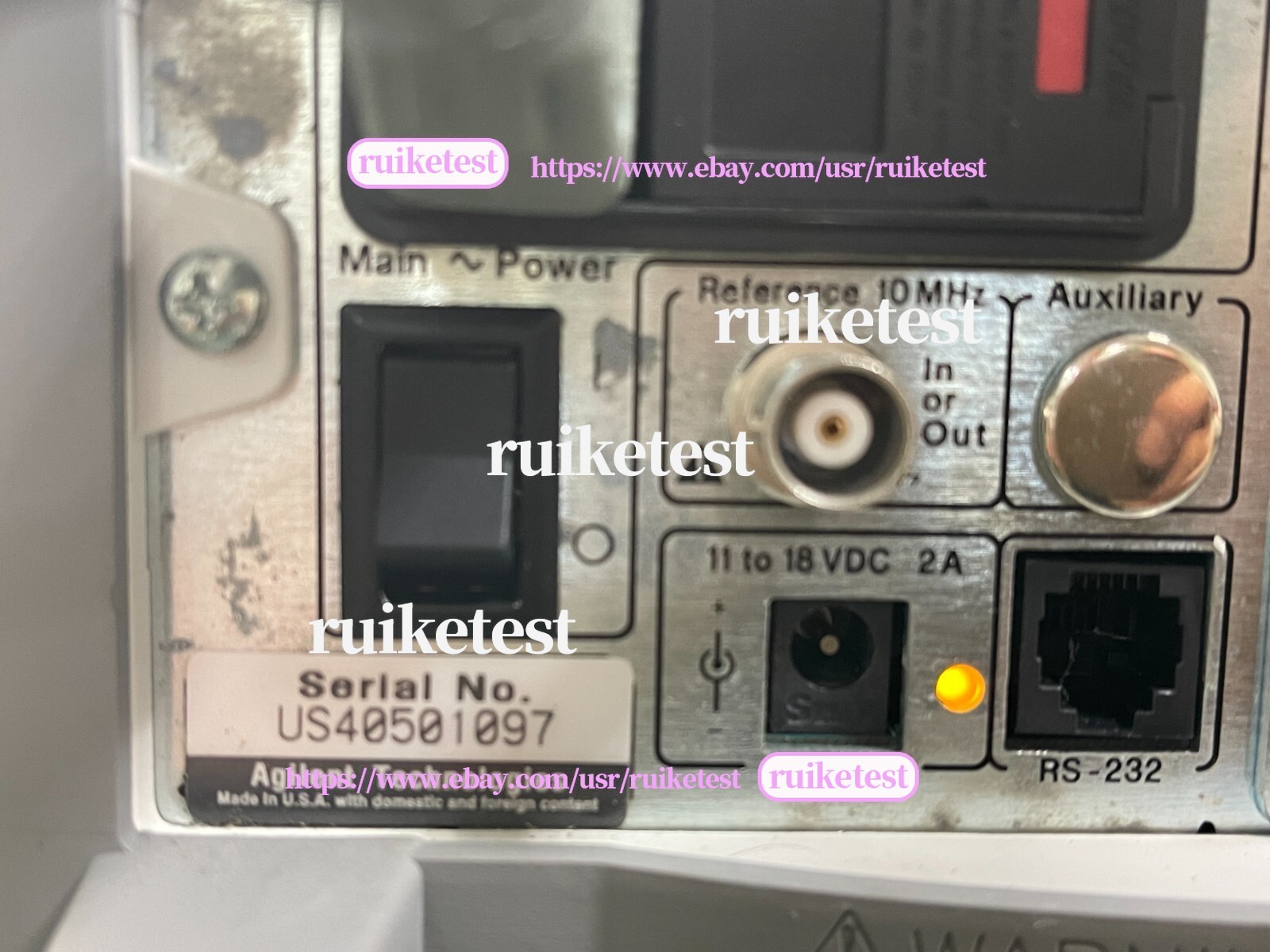 Agilent Keysight 53150A 10Hz-20GHz CW Microwave Frequency Counter _1097