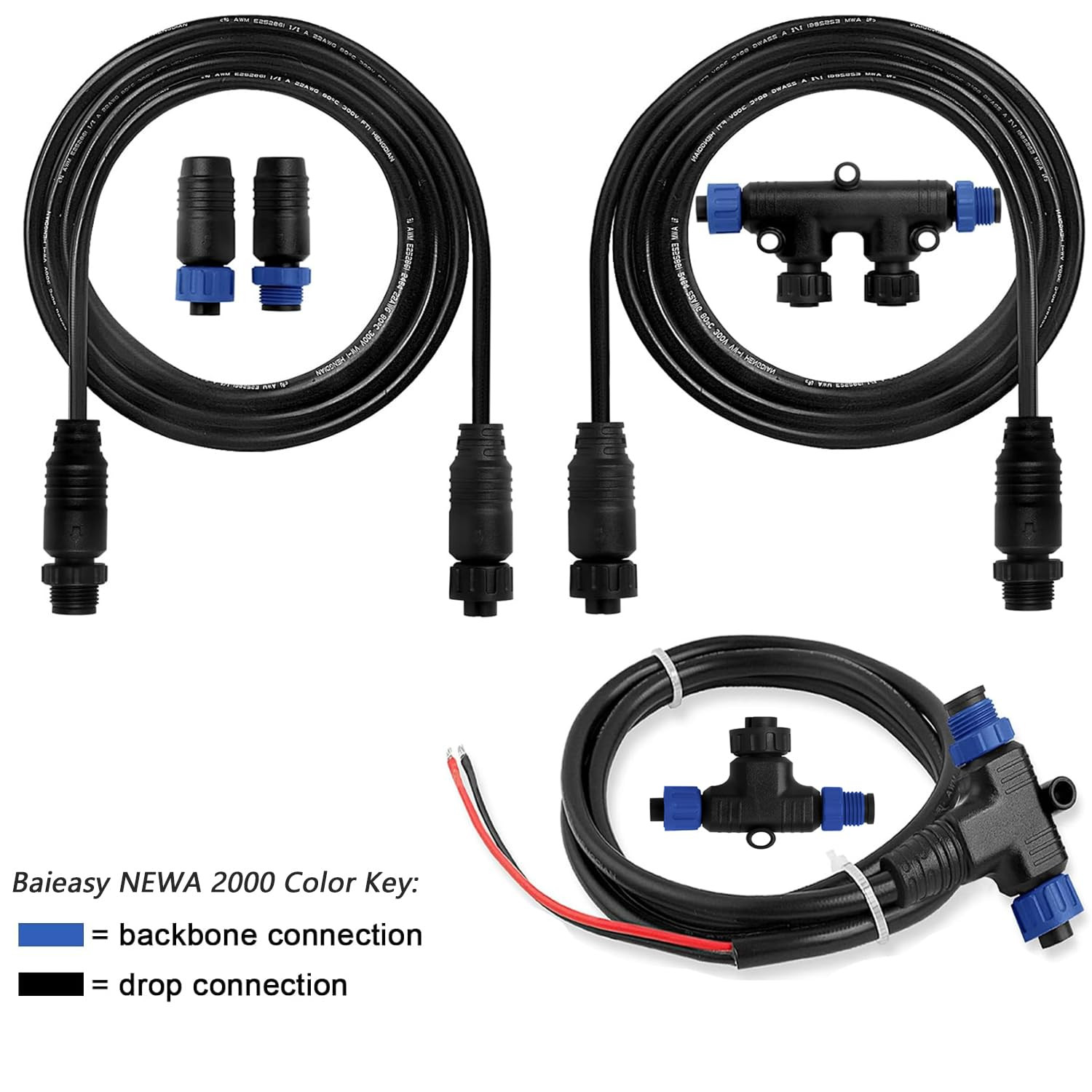 Yamaha Outboard NMEA 2000 Starter Kit 2006-2023 with Marine Grade Cables