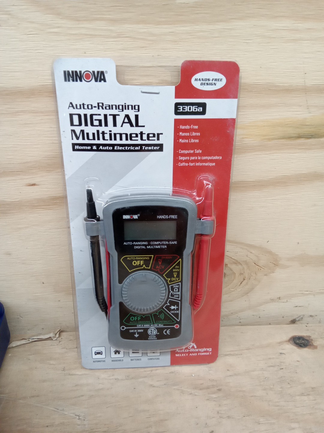Innova Auto Ranging Digital Multimeter 3306a Brand New!