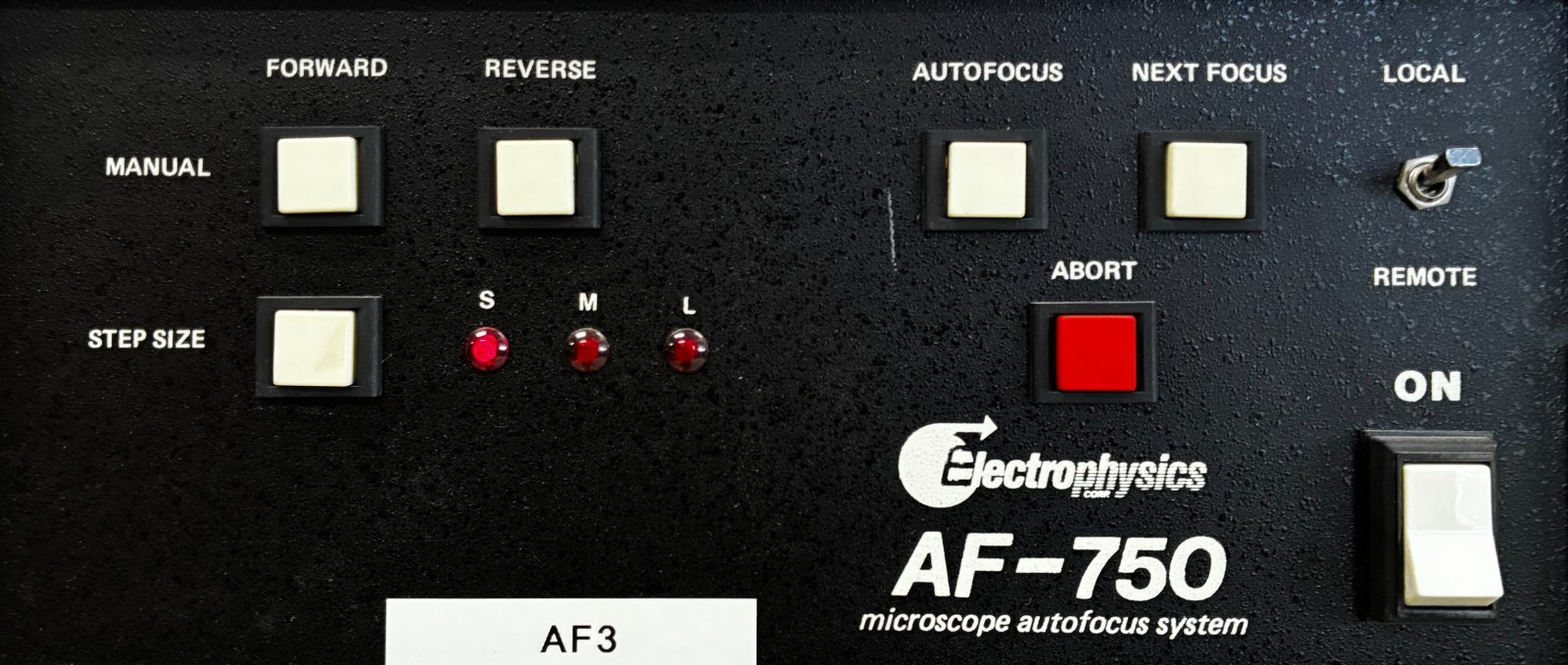 Electrophysics AF-750 Microscope Autofocus System SD 4003 200mm
