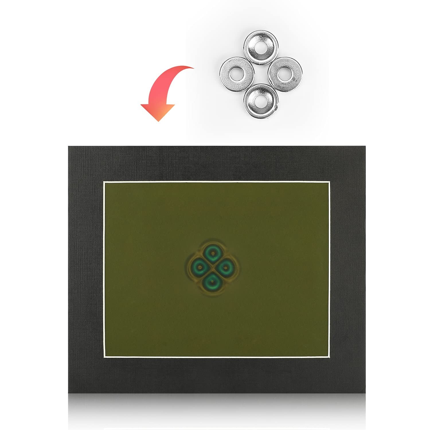 Rectangular Magnetic Field Demonstrator 6″x4″ – Instant Feedback on Flux Levels