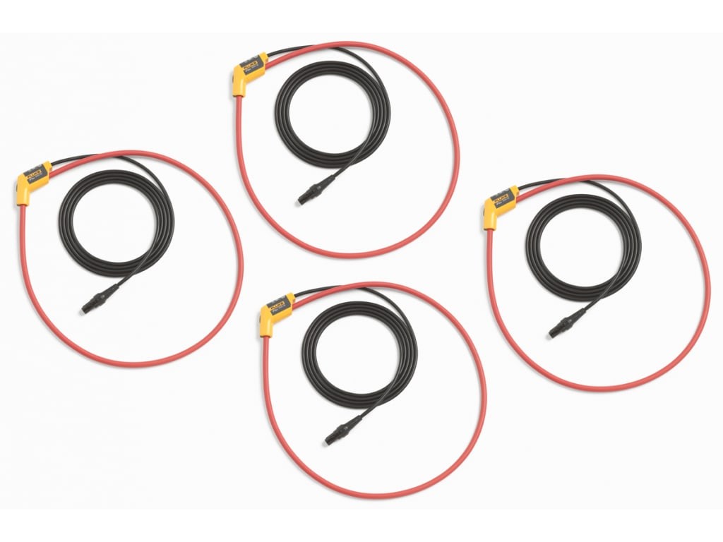 Fluke I17XX-FLEX6000/4PK iFlexi Current Clamp, 36 in. Circumference, 6000A,