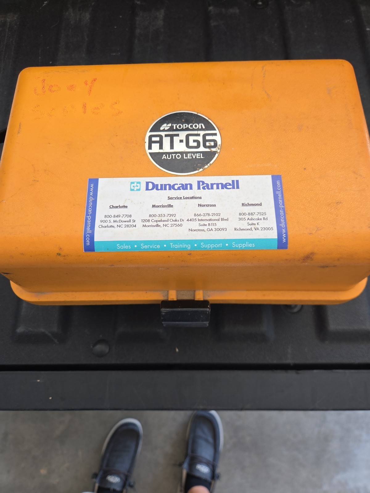 Topcon AT-G6 Automatic Level Surveyor Untested