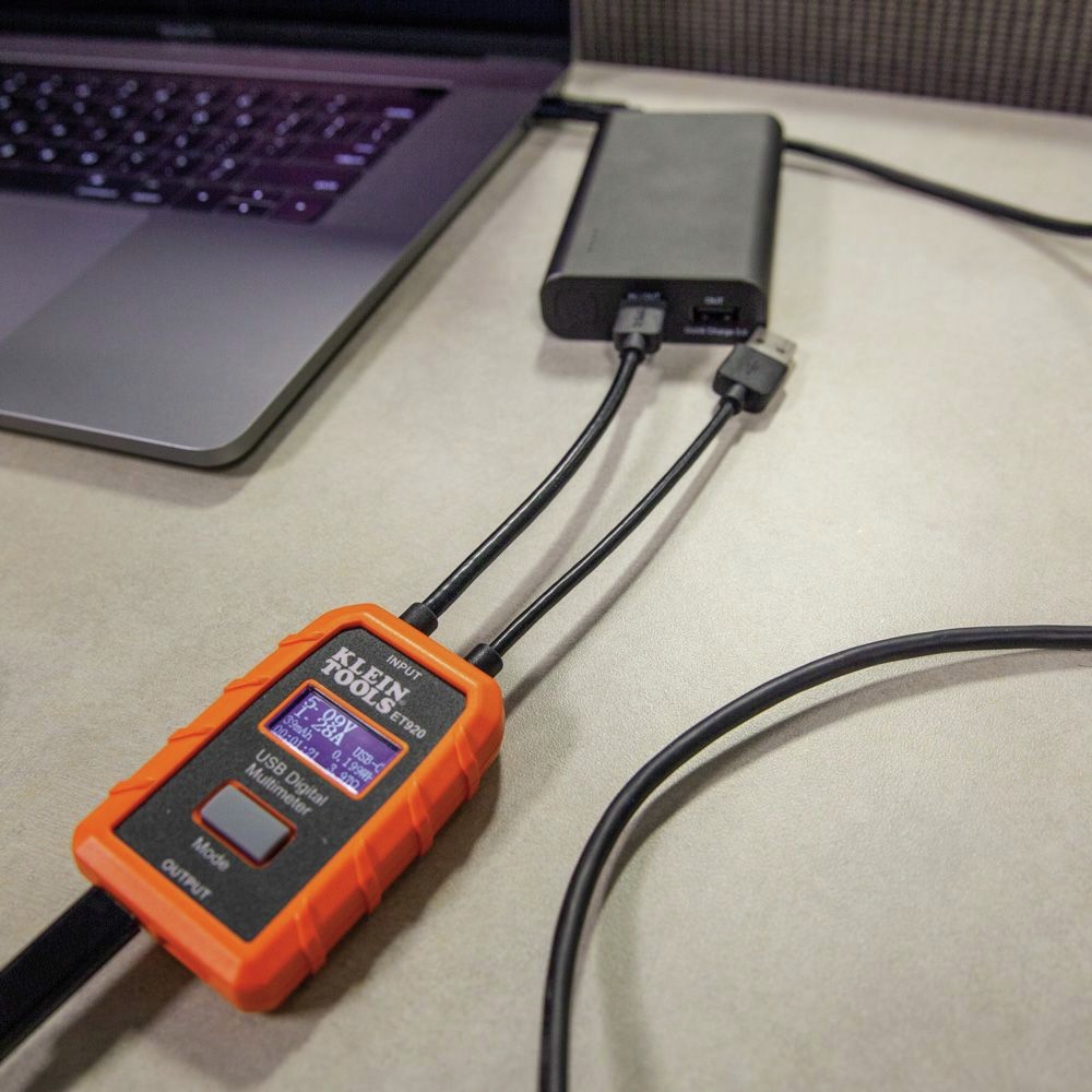 Klein Tools ET920 USB-A and USB-C Digital Meter New