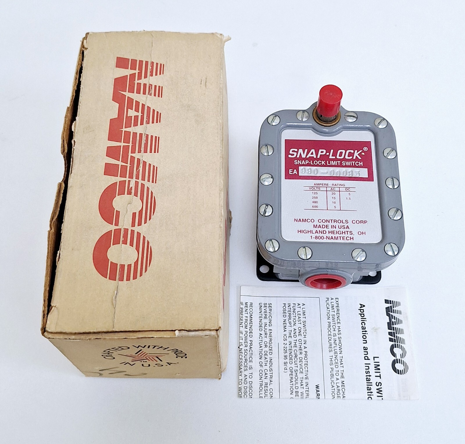 Namco Controls EA990-00095 Snap-Lock Limit Switch