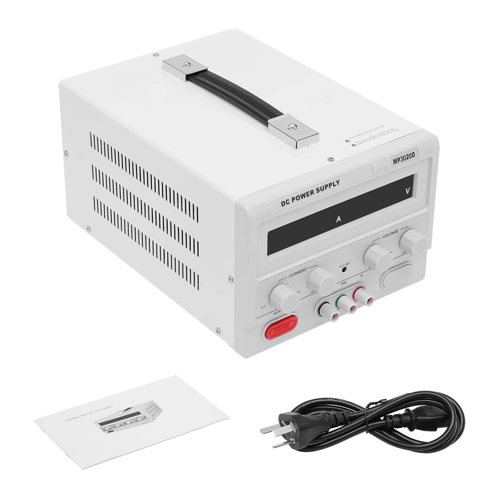 0-20A 0-30V Benchtop Lab DC Regulated Power Supply Variable Test Power Source