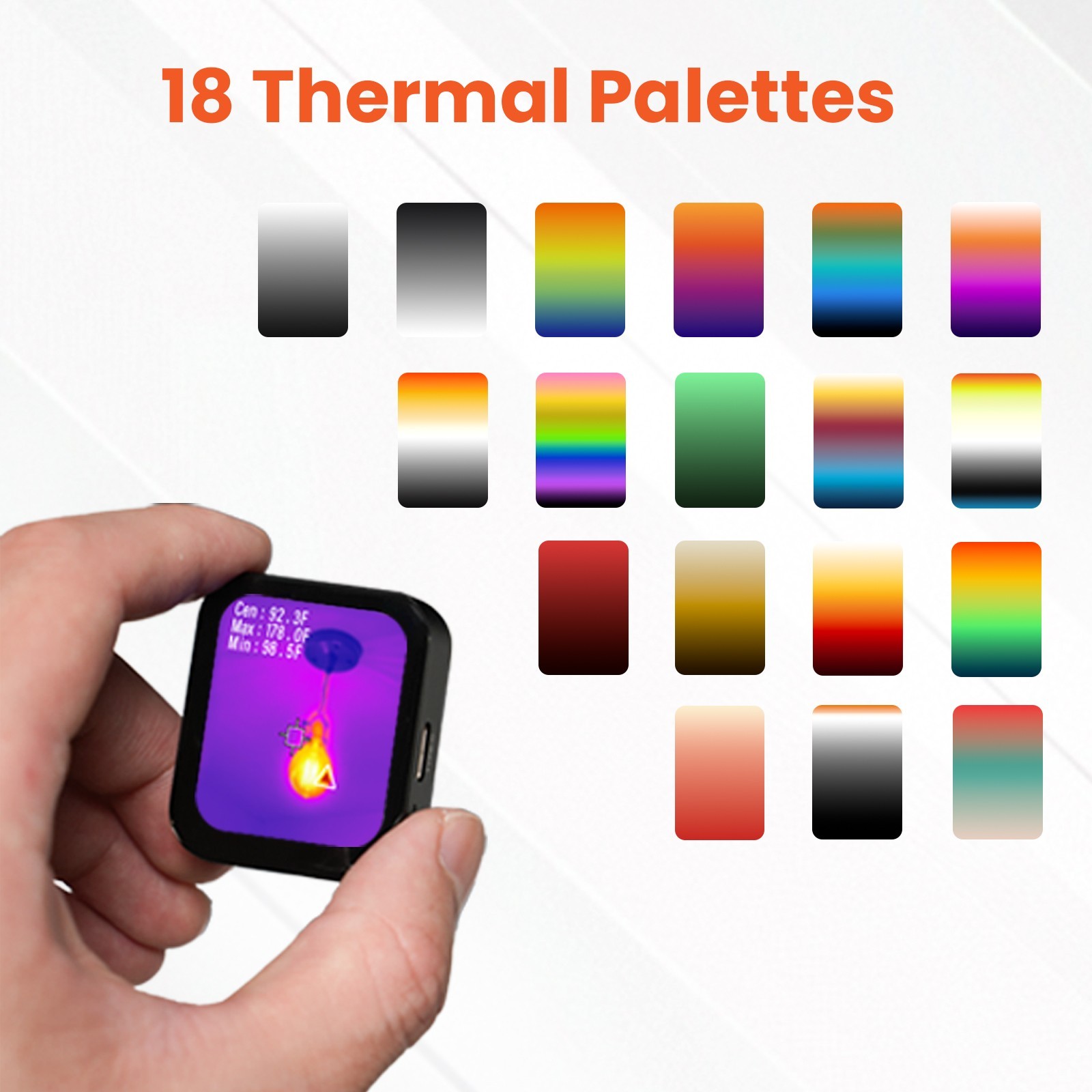 80*60 Infrared Thermal Imager Mini Thermal Imaging Camera Portable for Beginner