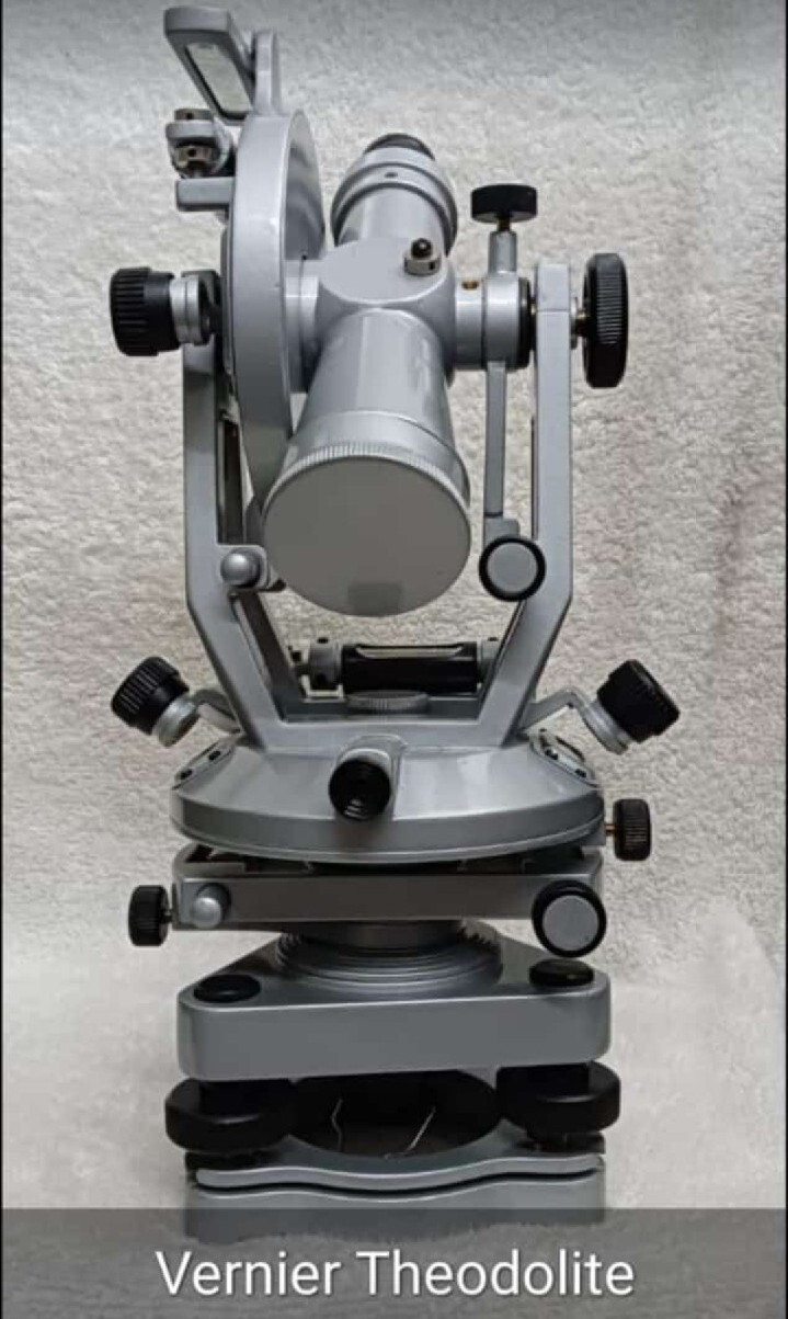 Transit Vernier Theodolite w/ box for Survey and Topography Accuracy 20″ sec