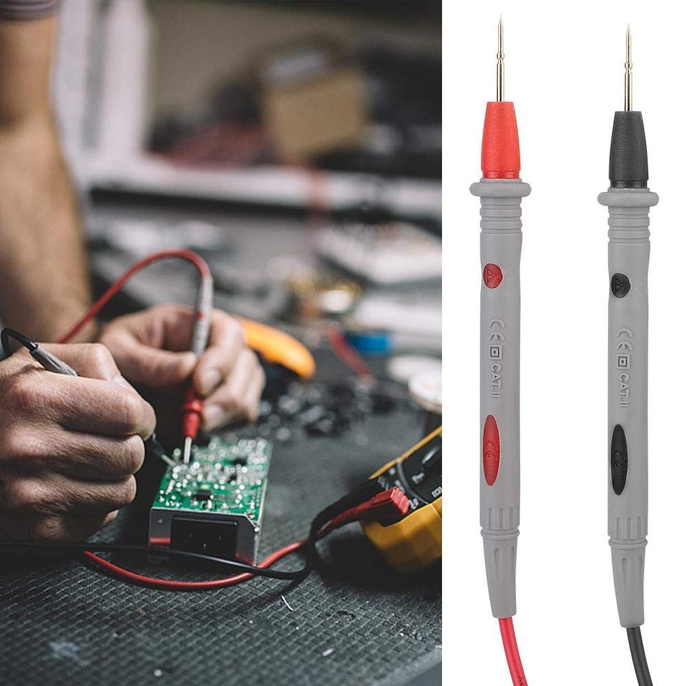 Thuchopy 1000V 20A Multimeter Leads, Probes, Volt Meter Small, Red