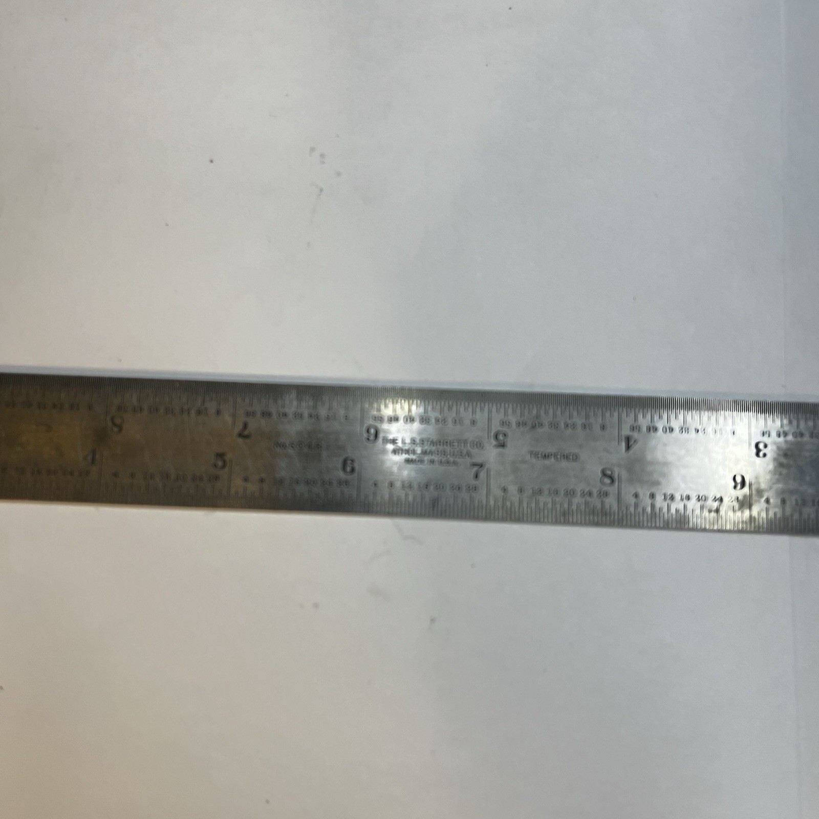 Lot of 2 – L.S. Starrett Co. 12in. Ruler No. 604R, 6in. Ruler No.604RE