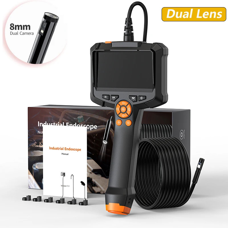 Industrial Endoscope Camera 4.3 “Single Dual Lens HD 1080P Car Inspection Boresc