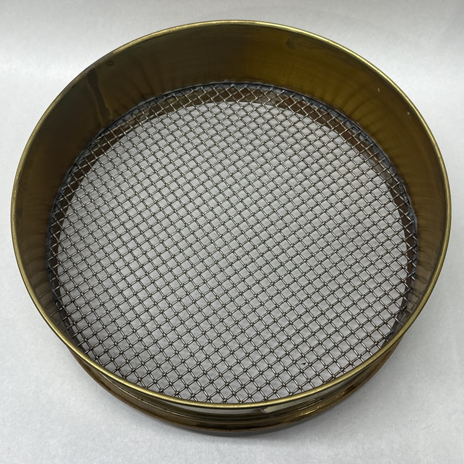 NEW Dual 12” Brass 0.250″ USA Standard Testing Sieve 6.3mm / 6350µm / 1/4in ASTM