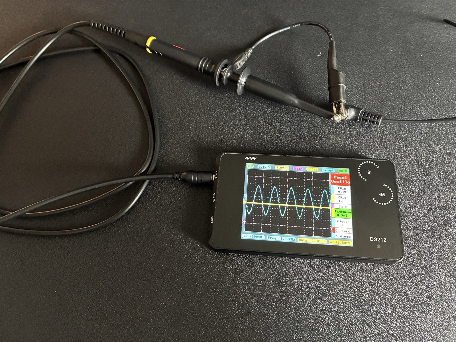 Miniware DS212 dual-channel Pocket Size Portable Handheld Mini Oscilloscope