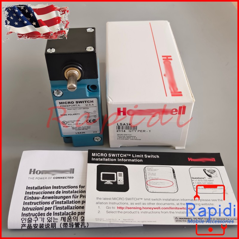 Micro Switch Heavy Duty Limit Switch Rotary Lever For Honeywell LSA3K 10A 600VAC