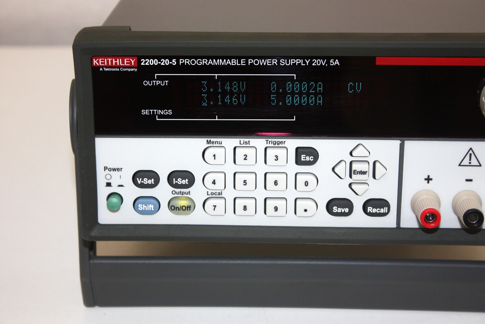 Keithley 2200-20-5 Single-Output Programmable DC Power Supply, 20V/5A