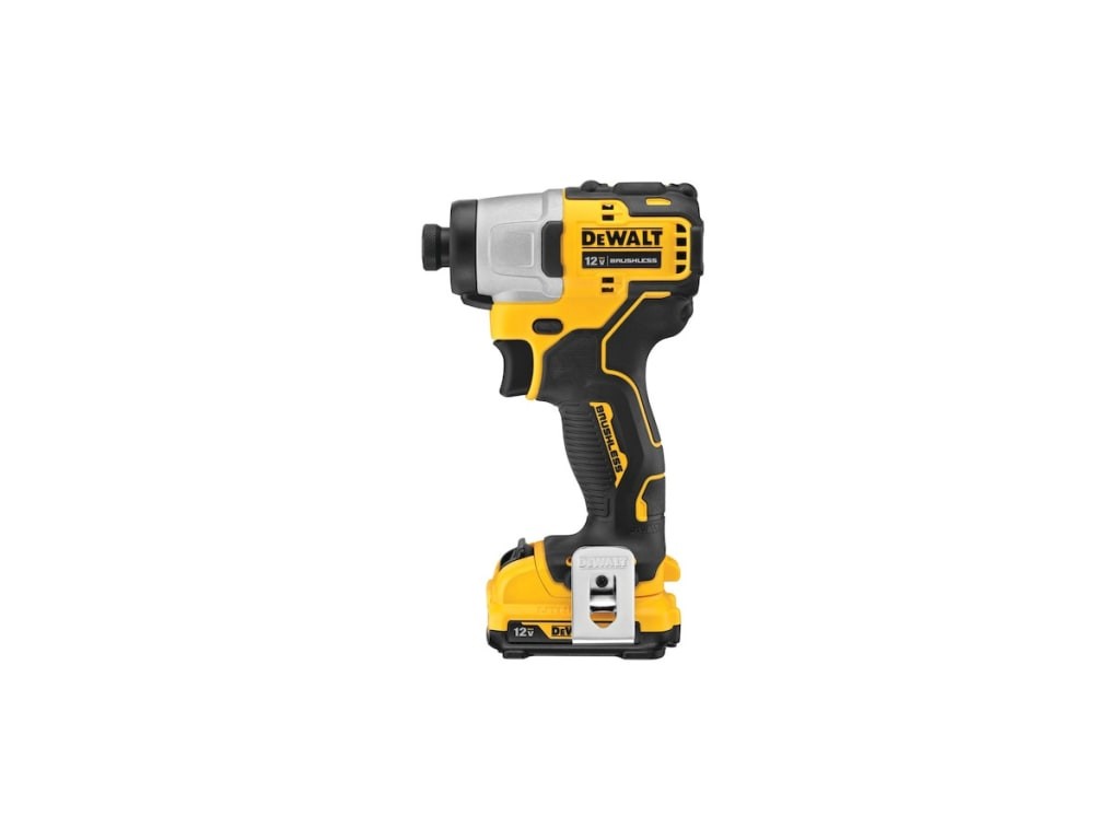 Dewalt DCF801F2 – Impact Driver Kit, 12V MAX, 1/4′, Brushless, Cordless, 5.05′