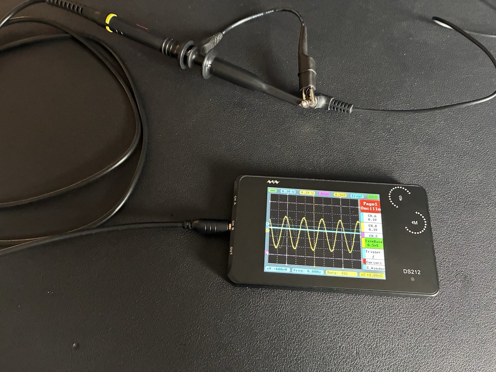 Miniware DS212 dual-channel Pocket Size Portable Handheld Mini Oscilloscope