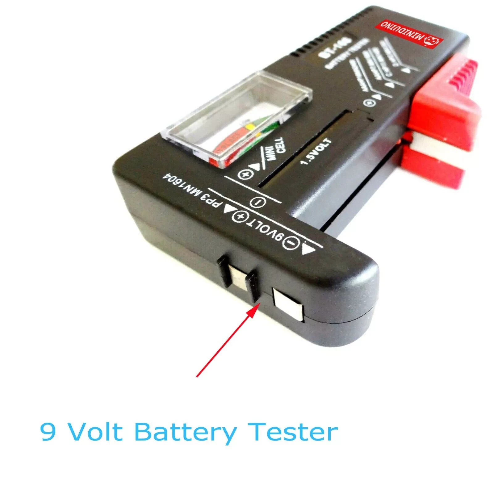 Battery Tester Checker Universal For AA AAA C D 9V 1.5V Button Cell Batteries