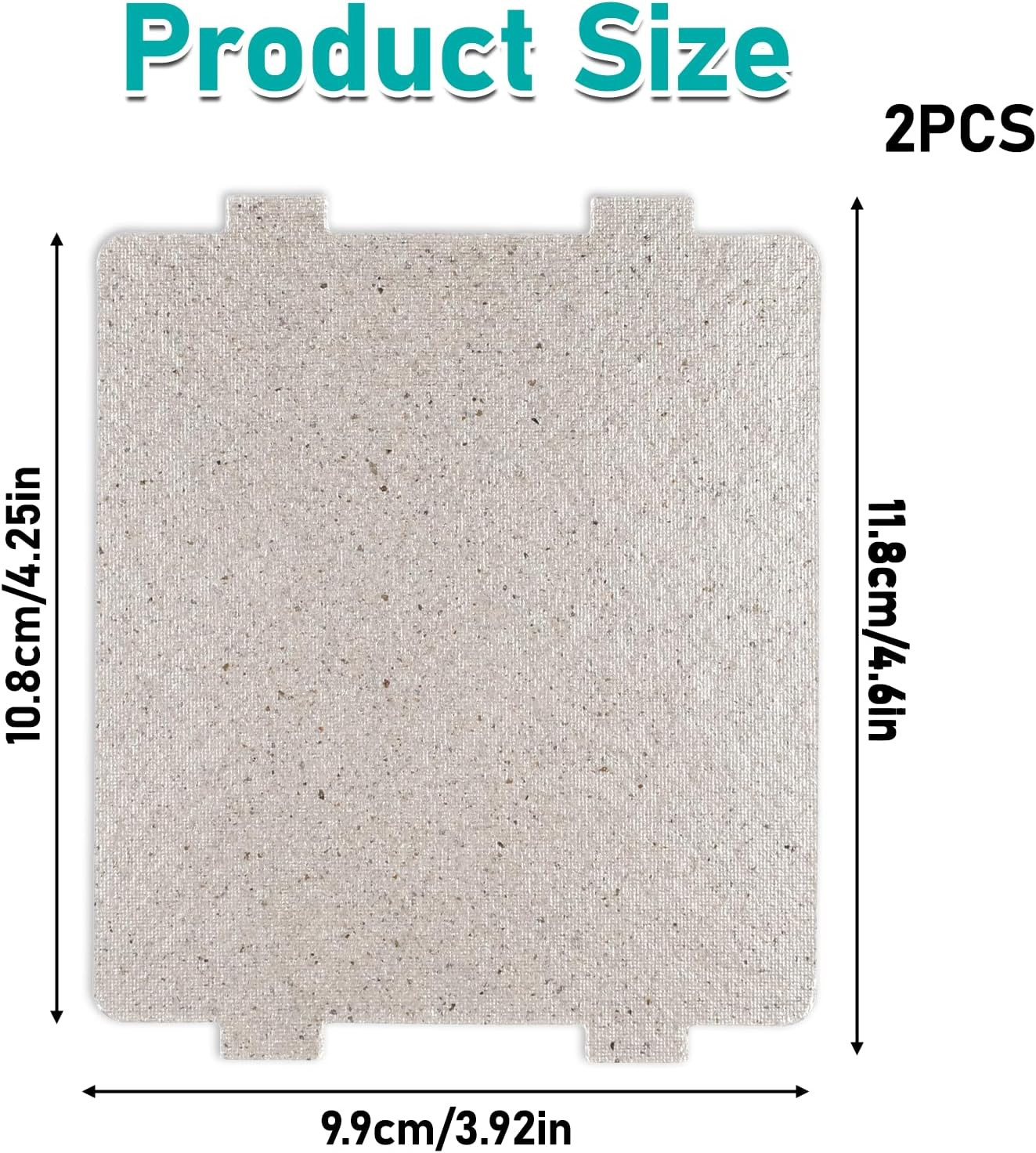 2 Pcs Microwave Waveguide Cover, Universal Mica Sheet Waveguide Cover Replacemen