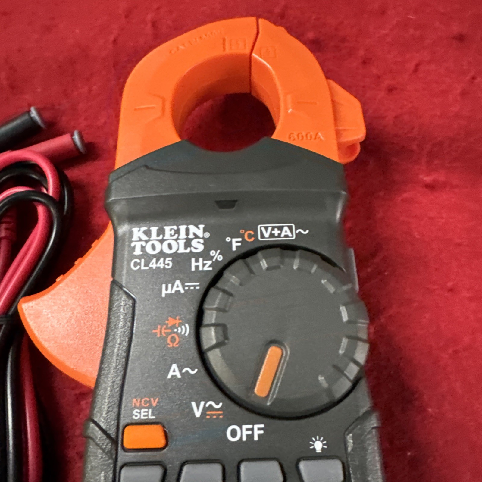 Klein Tools CL445 True RMS Clamp Meter Multimeter 600A 600V 6000 Count CAT IV