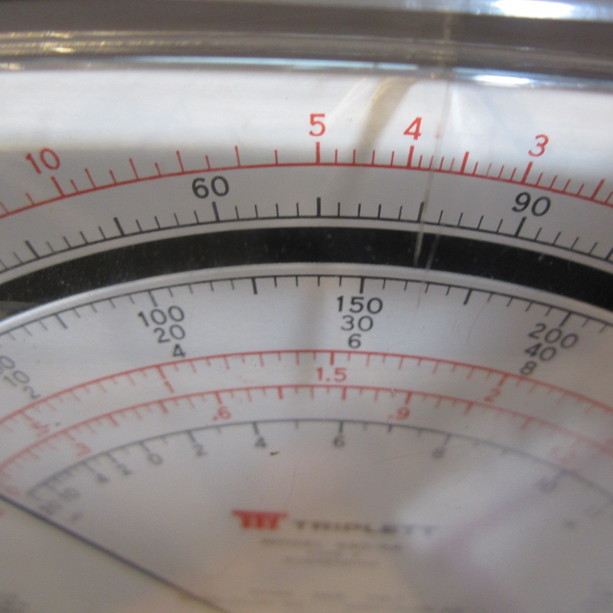 Vtg Triplett 630-NA Analog Multimeter Leather Case Untested No Leads Voltmeter