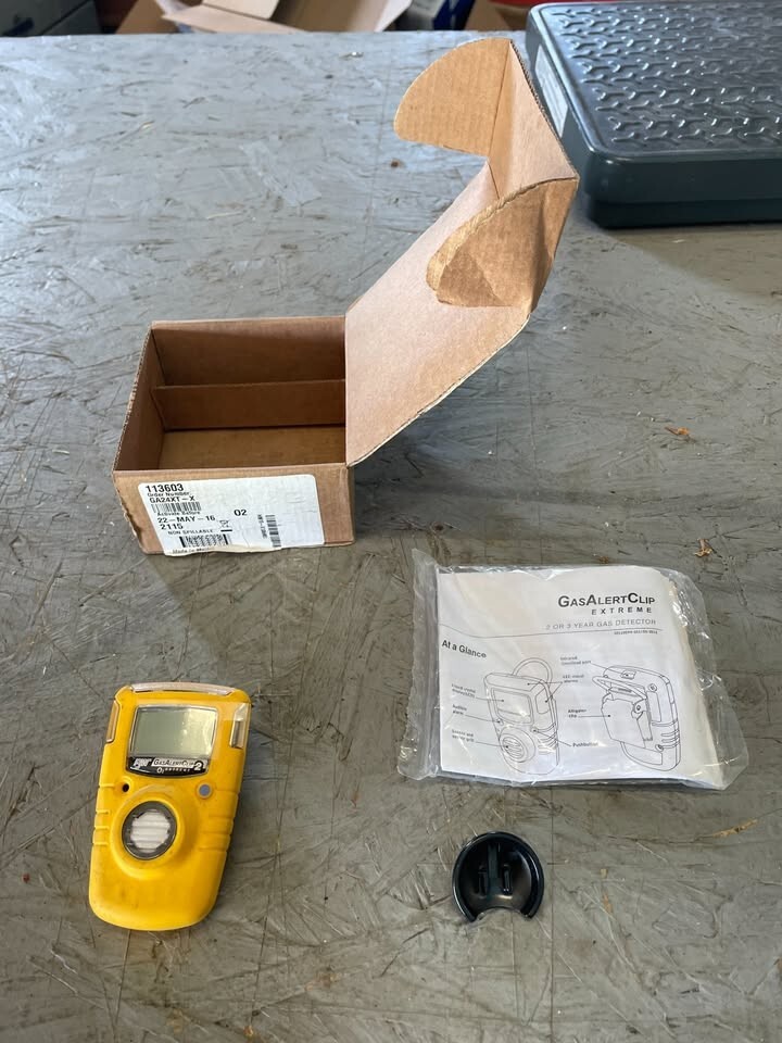 BW Technologies Corded Electric GA24XT-X BWC2-H BW Clip Single Gas Monitor H2S
