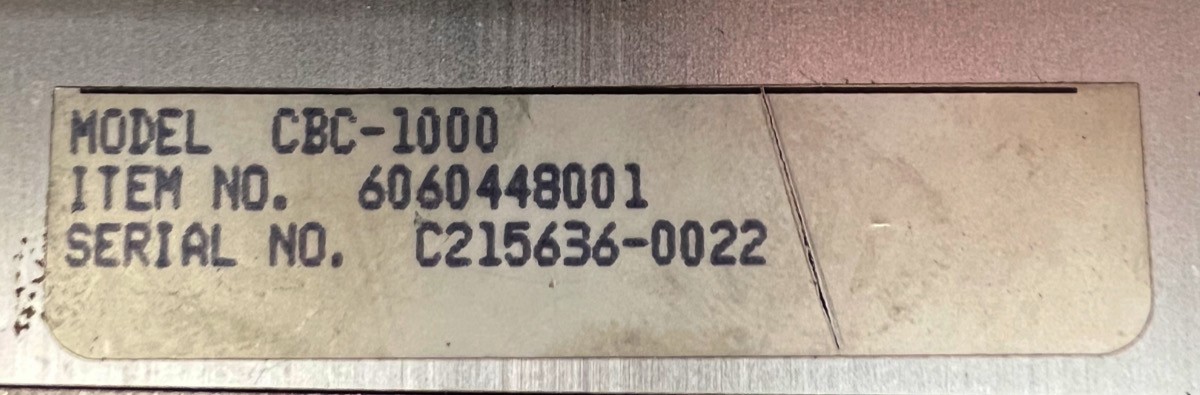 Warner Electric CBC-1000 Counter Industrial Digital Counter Tested Working