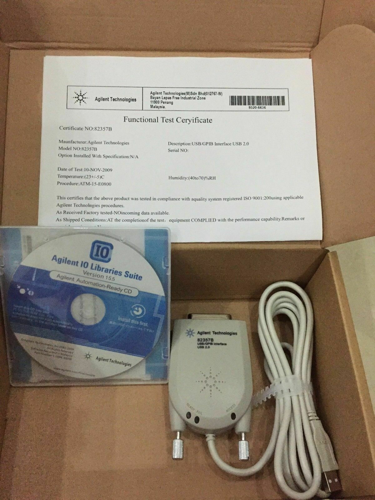 2 years warranty HP Agilent 82357B USB-GPIB USBGPIB Interface High-Speed USB 2.0