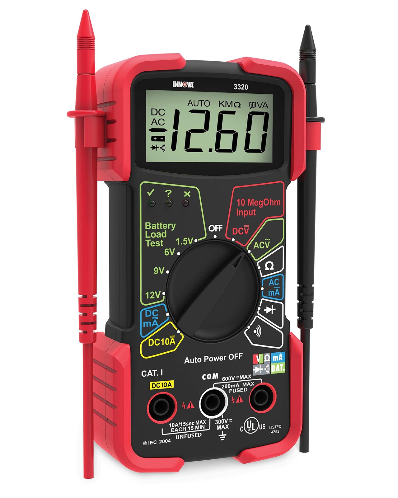 NEW INNOVA 3320 Auto-Ranging Digital Multimeter Electrical Battery Alternator