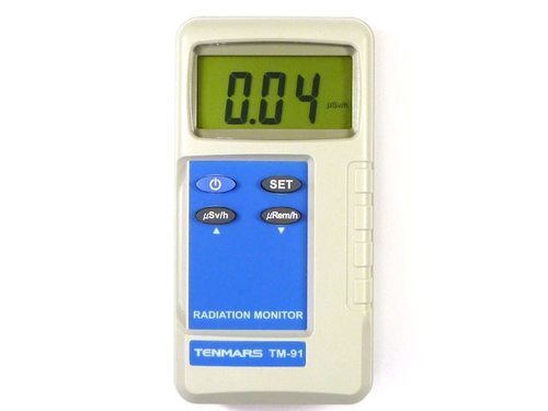 TENMARS ELECTRONICS Geiger counter TM-91 Soft case English Manual New
