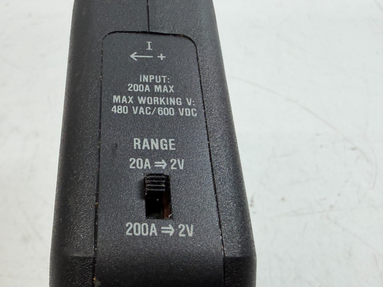 Fluke Y8100 DC/AC Current Probe 20A/200A NO CABLES
